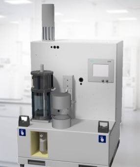 Testeur de filtre automatique hybride ATI 100x dans un laboratoire pour le test de masques