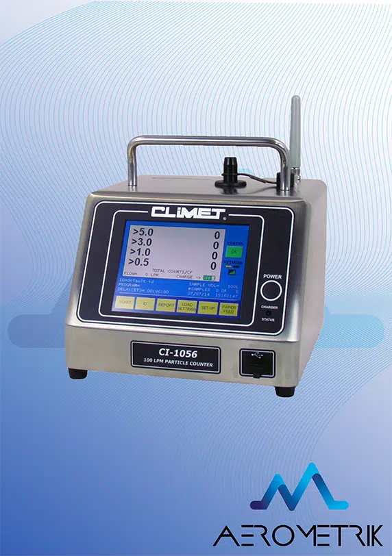 Portable Airborne Particle Counters CLIMET CI-105x Series