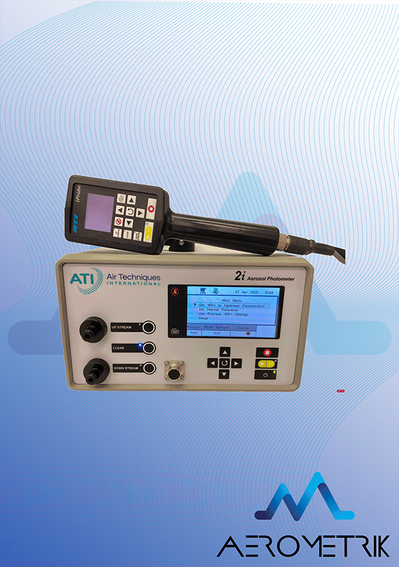 Photomètre ATI 2i pour réalisation de tests d'intégrité de filtre HEPA avec une iProbe