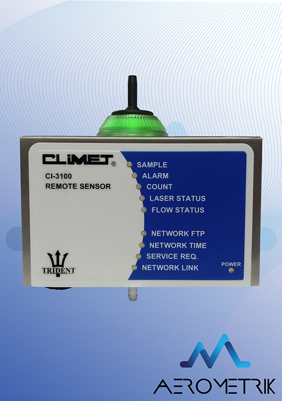 Compteur de particules fixe CLIMET Modèle CI-3100 SRS version Trident