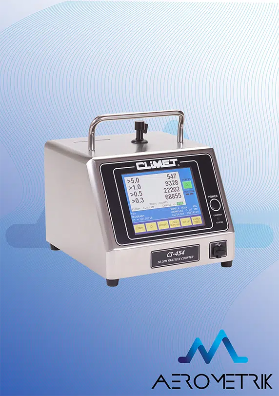 Portable Airborne Particle Counters CLIMET CI-45xT Series