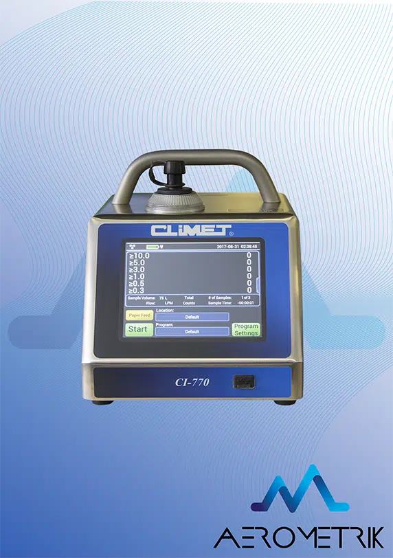 Portable Airborne Particle Counter CLIMET CI-770