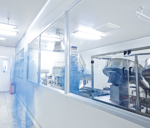 clean room in pharmaceutical factory