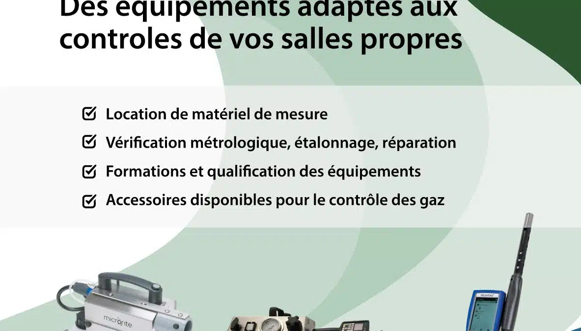 Qualifier vos salles propres avec AEROMETRIK